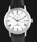 Orient Star SEL09004W Automatic White dial Black Leather Strap-0