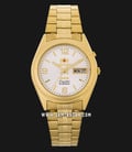 Orient Classic 3 Stars SEM6Q00BW Crystal Automatic Men Silver Dial Gold Stainless Steel-0