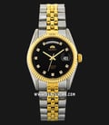Orient Oyster SEV0J002B Automatic Sapphire Collection Ladies Black Dial Dual Tone Stainless Steel-0
