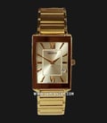 Orient Classic SUNEF006C Men Gold Dial Gold Stainless Steel Strap-0