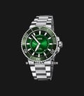 Oris Aquis Hangang 01 743 7734 4187-Set Green Gradient Dial Stainless Steel Strap LIMITED EDITION-0