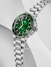 Oris Aquis Hangang 01 743 7734 4187-Set Green Gradient Dial Stainless Steel Strap LIMITED EDITION-4