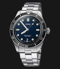 Oris Divers 01-733-7707-4055-07-8-20-18 Sixty-Five Automatic Men Blue Dial Stainless Steel Strap-0