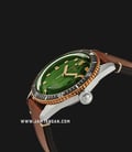 Oris Divers 01-733-7707-4357-07-5-20-45 Sixty-Five Green Dial Brown Leather Strap-1