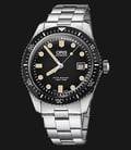 Oris Divers Sixty-Five 01-733-7720-4054-07-8-21-18 Black Dial Stainless Steel Strap-0