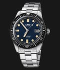 Oris Divers 01-733-7720-4055-07-8-21-18 Sixty-Five Blue Dial Stainless Steel Strap-0