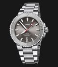 Oris Aquis 01-733-7730-4153-07-8-24-05PEB Date Relief Grey Dial Stainless Steel Strap-0