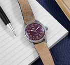 Oris Big Crown Pointer Date 01-754-7741-4068-07-5-20-50 Men Red Dial Brown Leather Strap-2