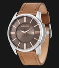 Police Governor PL.14384JS/11 Brown Dial Date Display Brown Leather-0