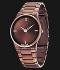 Police Horizon PL.12744JRSBZR/12M Brown Dial Ion Plating Case Brown Stainless Steel Strap-0