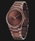 Police Horizon PL.12744JRSQBZ/12M Brown Dial Ion Plating Case Brown Stainless Steel Strap-0