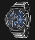 Police Python PL.13595JSB/03M Black Dial Day and Date Display Stainless Steel-0