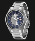 Police Squadron PL.14380JSU/03M Grey Blue Dial Date Display Stainless Steel-0
