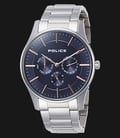 Police Courtesy PL.14701JS/03MA Men Blue Dial Stainless Steel Watch-0