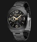 Police Context PL.14717JSB/02MA Black Dial Ion Plated Case Stainless Steel Strap-0