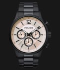 Police Feral PL.15302JSB/07M Chronograph Men Beige Dial Black Stainless Steel Watch-0
