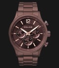 Police Feral PL.15302JSBN/12M Chronograph Men Brown Dial Brown Stainless Steel Watch-0