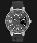 PUMA PU104171004 Men Sporty Gray Dial Stainless Steel Case Rubber Strap-0