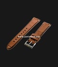 Strap Romeo Handmade in Italy 20mm Brown Leather Silver Buckle 112AI02-20X16-0