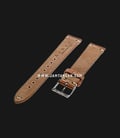 Strap Romeo Handmade in Italy 20mm Brown Leather Silver Buckle 112AI02-20X16-1