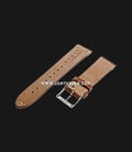 Strap Romeo Handmade in Italy 20mm Brown Leather Silver Buckle 112AI05-20X16-1