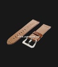 Strap Romeo Handmade in Italy 24mm Brown Leather Silver Buckle 112AI05-24X22-1