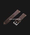 Strap Romeo Handmade in Italy 20mm Brown Leather Silver Buckle 112AI17-20X16-0
