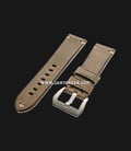 Strap Romeo Handmade in Italy 24mm Brown Leather Silver Buckle 112AI20-24X22-0