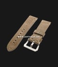 Strap Romeo Handmade in Italy 24mm Brown Leather Silver Buckle 112AI20-24X22-1