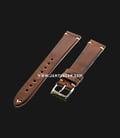 Strap Romeo Handmade in Italy 20mm Brown Leather Silver Buckle 112AI26-20X16-0