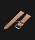 Strap Romeo Handmade in Italy 20mm Brown Leather Silver Buckle 112AI26-20X16-1