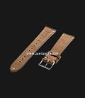 Strap Romeo Handmade in Italy 20mm Brown Leather Silver Buckle 112AK15-20X16-1