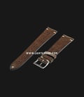Strap Romeo Handmade in Italy 20mm Brown Leather Silver Buckle 112AK16-20X16-1