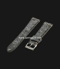 Strap Romeo Handmade in Italy 20mm Silver Leather Silver Buckle 112AK17-20X16-0