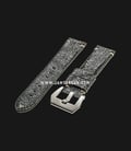 Strap Romeo Handmade in Italy 22mm Silver Leather Silver Buckle 112AK17-22X20-0