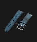 Strap Romeo Handmade in Italy 20mm Blue Leather Silver Buckle BERLUTIBLUE-20X16-1