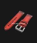 Strap Romeo Handmade in Italy 24mm Red Leather Silver Buckle BERLUTIRED-24X22-0