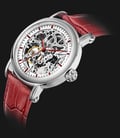 Seagull M182SK-RD - Automatic Mechanical Skeleton Dial Red Leather-1