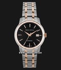 Seagull Classic 217.421-BL Automatic Black Dial Dual Tone Stainless Steel Strap-0