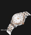 Seagull 217.421L-WH Classic Automatic Mechanical White Dial Dual Tone Stainless Steel Strap-1