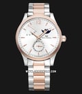 Seagull 217.423 Classic Automatic Mechanical Moonphase Silver Dial Dual Tone Stainless Steel Strap-0
