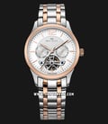 Seagull 217.427-WH Classic Automatic Mechanical White Dial Dual Tone Stainless Steel Strap-0