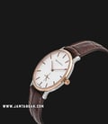 Seagull 219.388 Bauhaus Mechanical Silver Dial Brown Leather Strap-1
