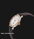 Seagull 219.388L Bauhaus Style Automatic Mechanical Ladies Silver Dial Brown Leather Strap-1
