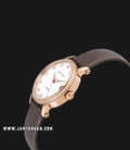 Seagull 719.387 Automatic Mechanical Ladies White Mother of Pearl Dial Brown Leather Strap-1
