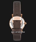 Seagull 719.387 Automatic Mechanical Ladies White Mother of Pearl Dial Brown Leather Strap-2