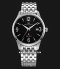 Seagull 816.661-BL Classic Automatic Mechanical Black Dial Stainless Steel Strap-0
