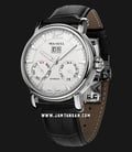 Seagull 819.315 Classic Automatic Mechanical Silver Dial Black Leather Strap-0