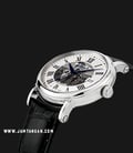 Seagull 819.368YB Classic Automatic Mechanical Silver Dial Black Leather Strap FOUNDATION SERIES-1