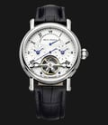 Seagull 819.380 - Automatic Mechanical Open Heart Black Leather-0